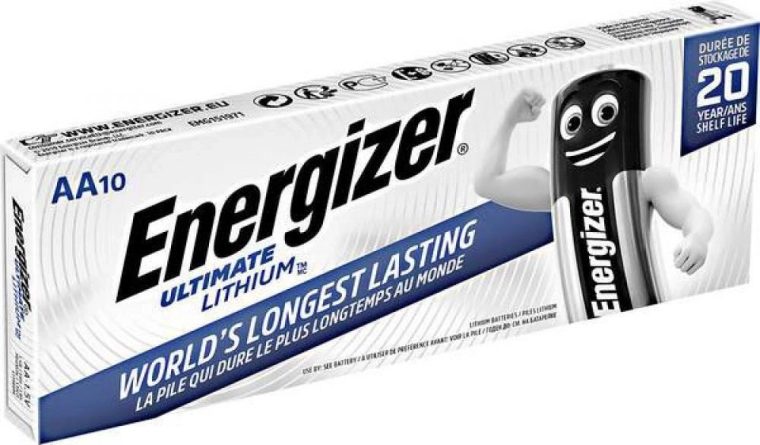 Energizer Ultimate Lithium AA Batterien, 10 Stk.