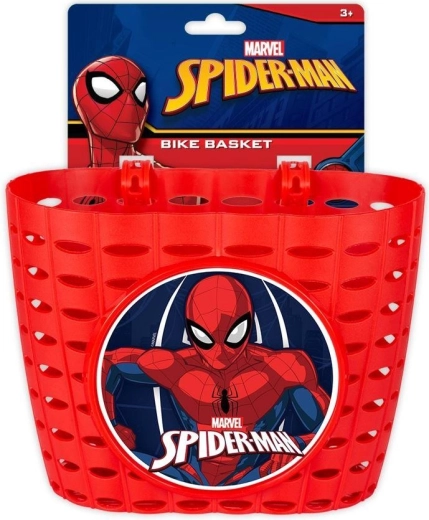 Kinder-Fahrradkorb Spider-Man rot
