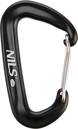 Aluminiumkarabiner NILS Camp 12 kN schwarz