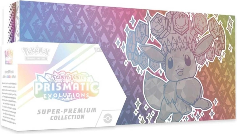 Pokémon TCG: Prismatic Evolutions – superprémiová kolekce s Eevee