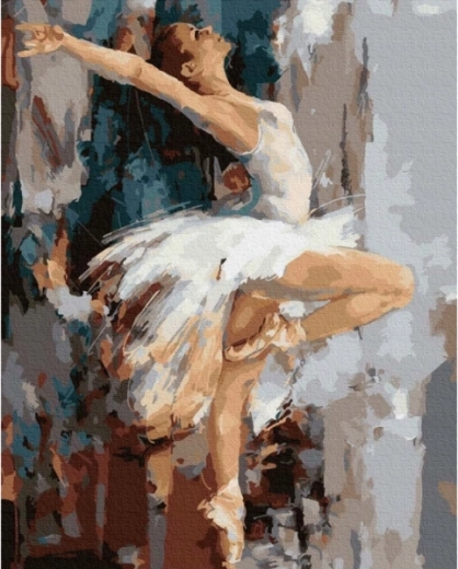 Kecja Malen nach Zahlen – Ballerina im Tanz 40 × 50 cm