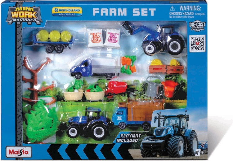 Maisto Mega-Bauernhof-Set New Holland