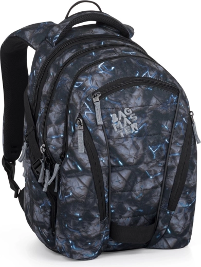 Bagmaster Rucksack 24 – grauer Schulrucksack für Schüler