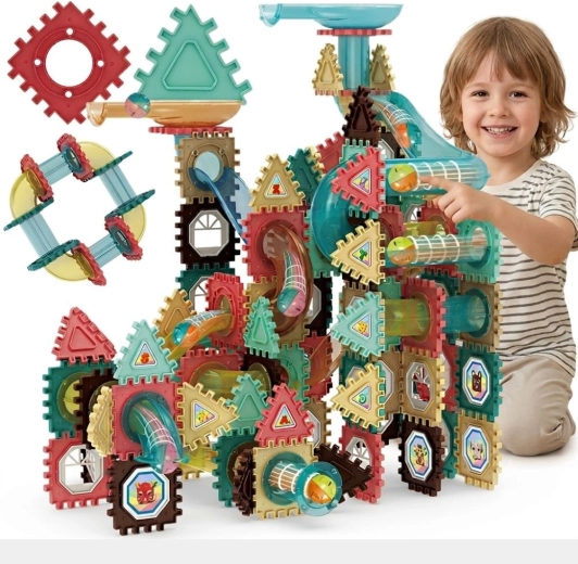 Woopie 3D-Bausatz mit Kugelbahn, 228 Teile