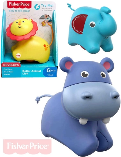 Fisher-Price rollendes Rasseltier für Babys – 1 Stück