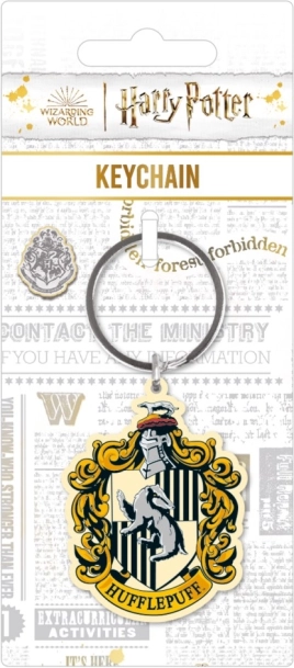 Metall-Schlüsselanhänger HARRY POTTER Hufflepuff – Wappen des Hauses
