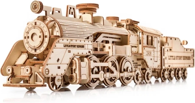 Little Story 3D Holzpuzzle Dampflok