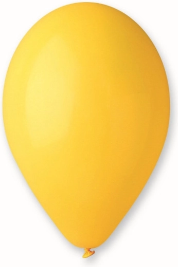 Pastellballons 25 cm – dunkelgelb