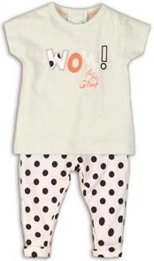 Dirkje Kinder-Zweiteiler-Set joyful wow weiß-mint