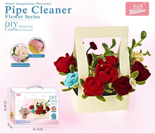 Kreativset DIY-Blumenstrauß für Kinder