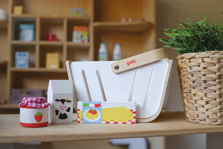 Goki Einkaufskorb MiniShopper mit Geldbörse
