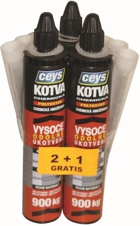 Chemischer Polyester-Dübel 300 ml – Aktion 2+1 gratis