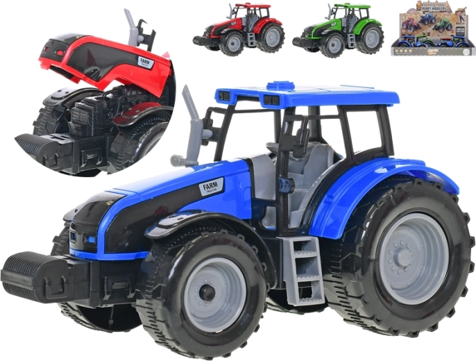 Plastik-Traktor mit Schwungwerk 20 cm