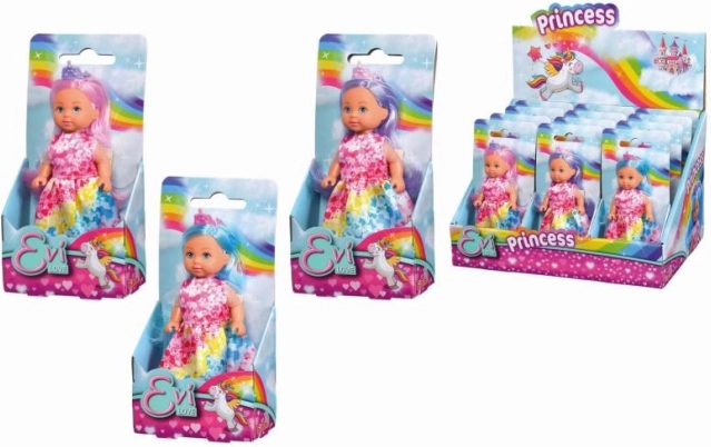 Puppe Evička Regenbogenprinzessin