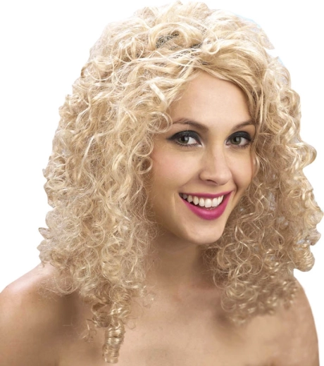 Kinderperücke blond mit Locken