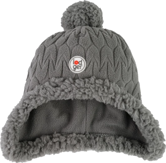 Lodger Fleece-Wintermütze Hatter Empire Fleece Sharkskin 0–3 Monate – 1 Stück