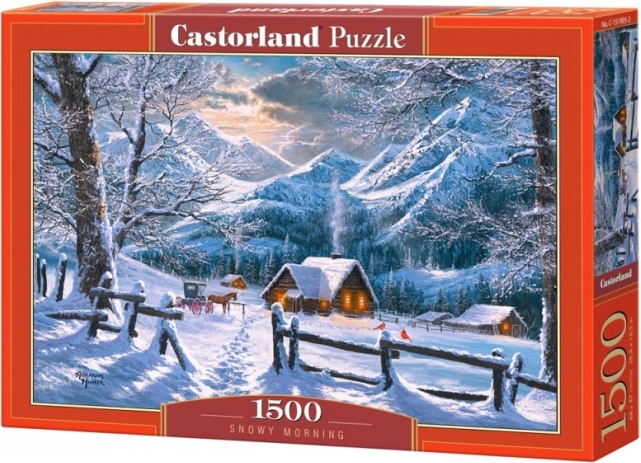 Puzzle Castorland 1500 Teile Schneemorgen