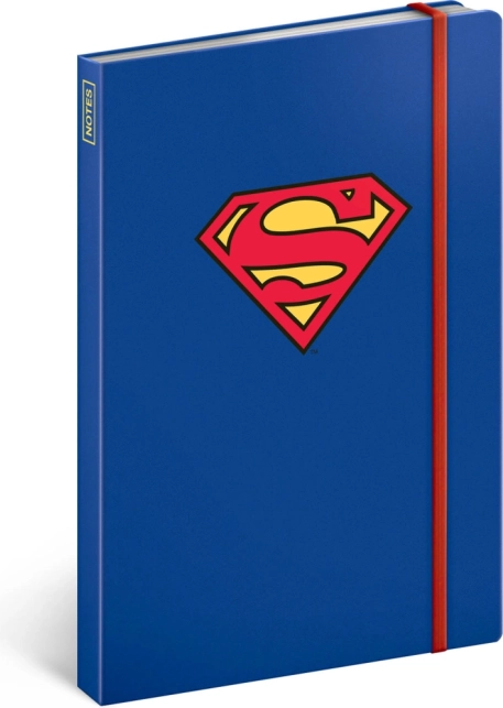 Superman-Notizbuch mit festem Einband und Symbol