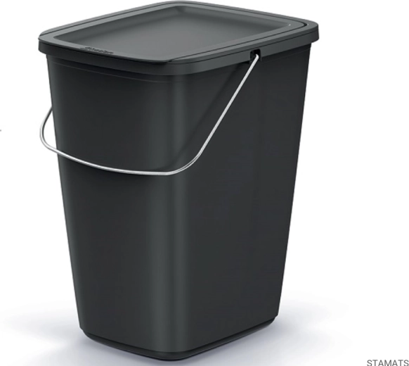 Abfalleimer Compacta mit Schwingdeckel 9 l