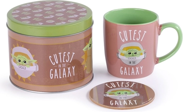 Geschenkset Süßestes in der Galaxie mit Baby-Yoda-Motiv