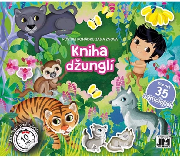 Erzähl ein Märchen: Das Dschungelbuch – interaktives Stickerbuch