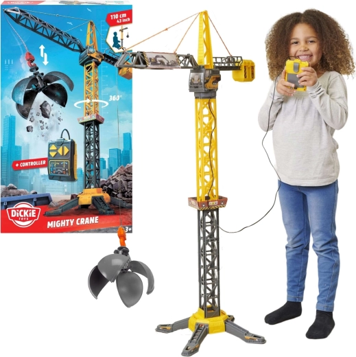 Funkferngesteuerter Kran mit Abrisskugel 110 cm VOLVO von Dickie Toys