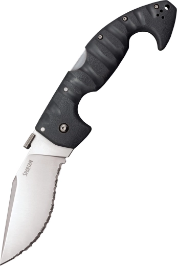 Cold Steel Spartan Serrated Taschenmesser 11,4 cm, grau, Griv-Ex, Clip