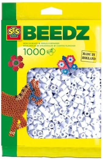 SES Creative Bügelperlen weiß 1000 Stück
