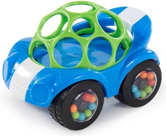 Oball Rasselauto Rattle & Roll blau 3m+