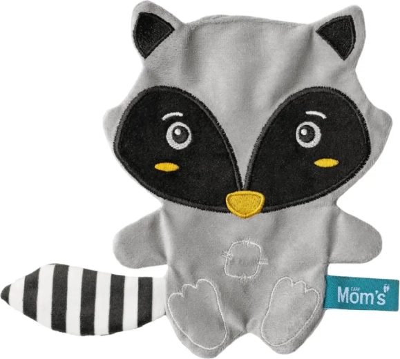 Raschelige sensomotorische Spielzeug-Waschbär Pedro 0+ Mom's Care