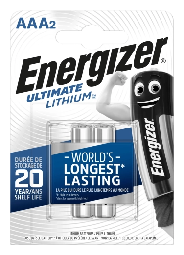 Energizer Ultimate Lithium AAA Microbatterien 1,5 V – 2 Stk.