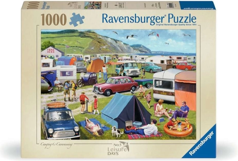 Ravensburger Puzzle Leisure Days Nr. 5: Camping und Caravaning, 1000 Teile