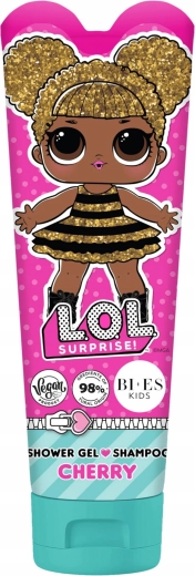 Duschgel und Shampoo 2-in-1 mit Kirschduft LOL SURPRISE Cherry 240 ml