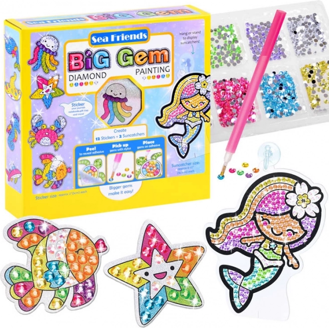 Diamantmalerei Sea Friends – Kreativset mit Meeresmotiven