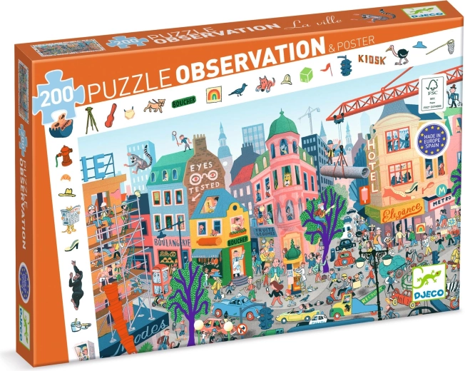 Djeco Suchpuzzle Stadt