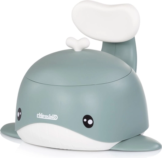 Chipolino Kinder-Töpfchen mit Rückenlehne Whale, grün