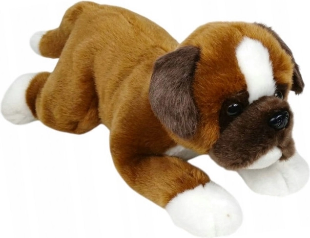 Plüschhund Boxer liegend 30 cm