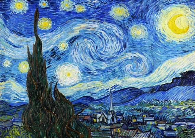 Puzzle Vincent Van Gogh: Sternennacht 1000 Teile