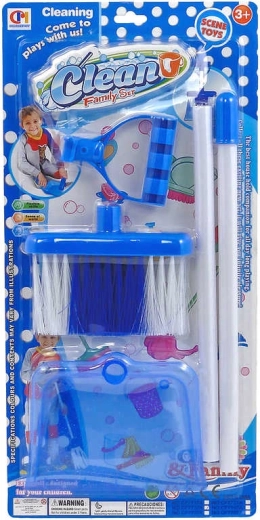Kleine Putzfee – Kinder-Reinigungsset mit Handbesen und Kehrschaufel