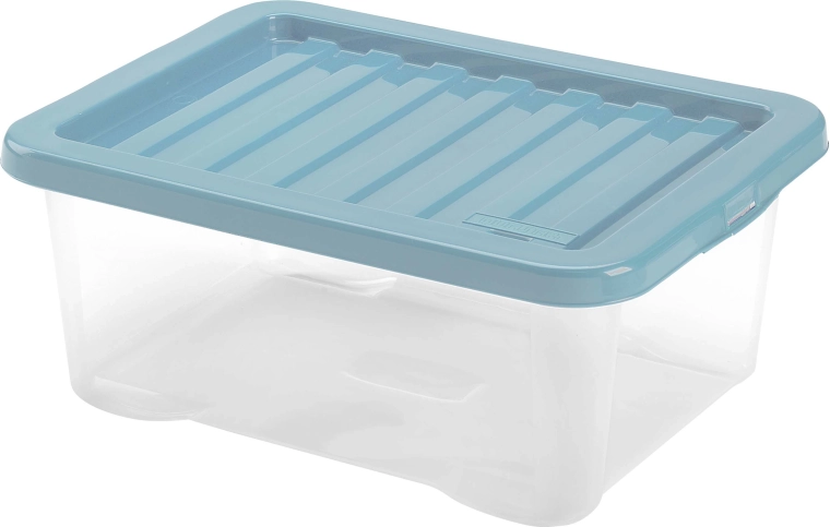 Kunststoff-Aufbewahrungsbox mit Deckel HEIDRUN Quasar 18 l