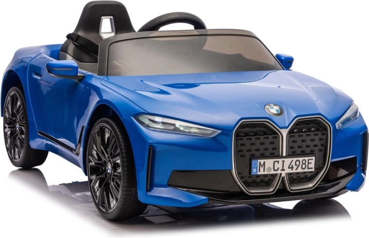 Elektrisches Kinderauto BMW i4 4x4 blau