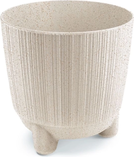 Blumentopf Ryfo N Eco Wood 16,8 cm weiß