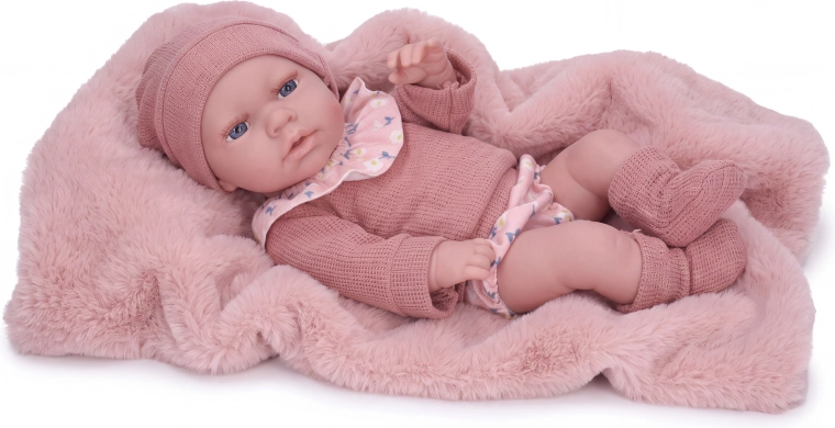 Puppe mit Decke 40 cm