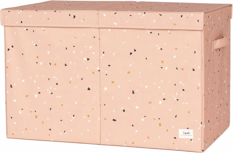3 Sprouts Spielzeugtruhe recycled terrazzo clay