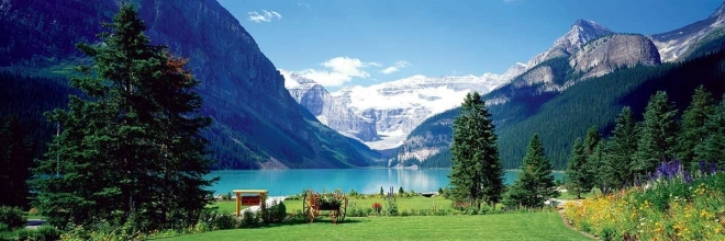 Panorama-Puzzle Lake Louise, Canadian Rockies – 1000 Teile