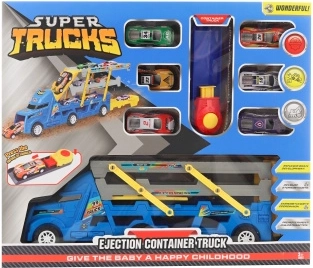 Lkw mit Auto-Abschussrampe