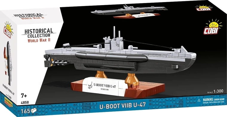 Bausatz U-Boot VIIB U-47 1:300 (165 Teile)