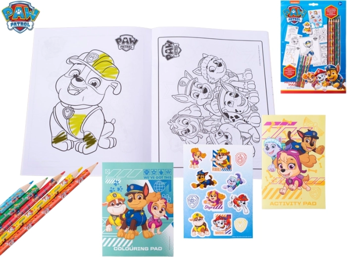 PAW PATROL Mal- und Sticker-Set für Kinder