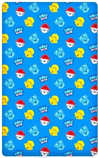 Paw Patrol-Spannbettlaken 90 × 200 cm