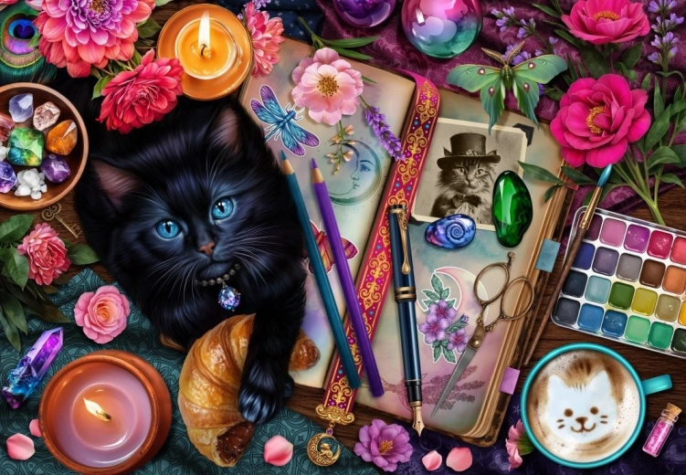 Puzzle Schlaue Katzen 1000 Teile BLUEBIRD